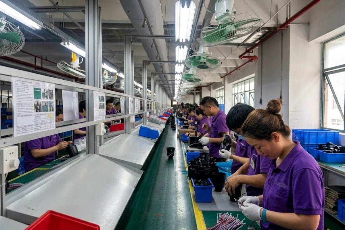 Vacuum cleaner factory audit process
